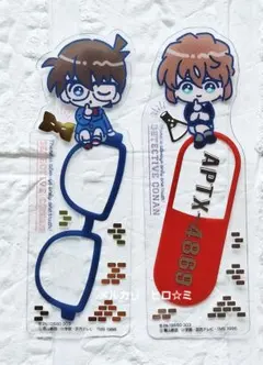 名探偵コナン　箔押し　江戸川コナン・灰原哀　ブックマークコレクションvol.1