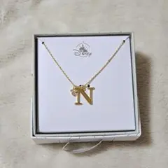 Disney イニシャルN ネックレス