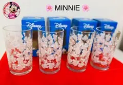 ミニー♥︎グラス4個セット ♥︎パッケジ付き