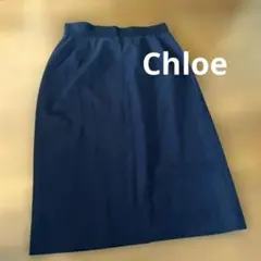 Chloé ネイビー タイトスカート 42のサムネイル