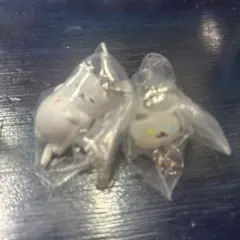 ねこあつめ2 めじるしアクセサリー しろおっどさん まんぞくさん 2個セット