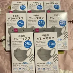 ダイソー　DAISO マスク　グレー　セットのサムネイル
