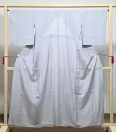 a19 美品 夏用 透かし織 小紋 洗える着物 裄 67 - メルカリ