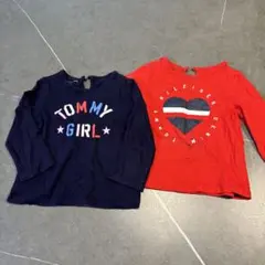 TOMMY HILFIGER 長袖カットソー 2枚セット 18M
