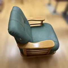 60s 70s USA ヴィンテージ アンティーク ソファ グリーン 緑 ウッド