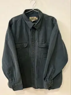 Cabela's ダークグリーン コットンシャツ 2XL