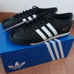 adidas アディダスブラック/ホワイト スニーカー　ITALIA 70s