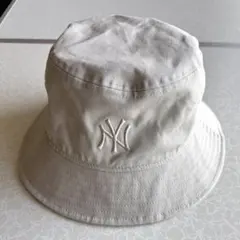 ニューエラ バケットハット ベージュ レディース 美品