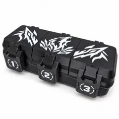 ベイブレードX 3個収納ケース WOLF／ブラック