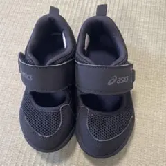 ASICS スクスク　黒　15cm