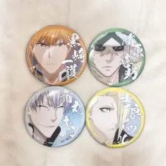 BLEACH 缶バッジ プライズ 当時品 黒崎 浦原 市丸 吉良 4点セット