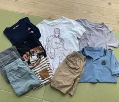 男の子 夏服 130 140 半袖 ズボン まとめ売り　9点　マーベル