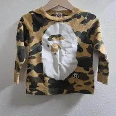 美品BAPE KIDS 迷彩柄 Tシャツ 130cm正規品 - メルカリ