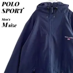 【希少】ポロスポーツ ラルフローレン ロゴ刺繍 フード付 ジャケット ブルゾン