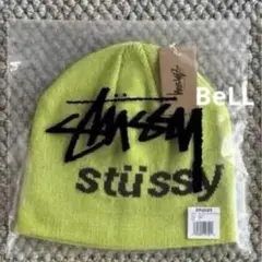 Stussy ニット帽ビーニー グリーン 人気