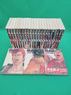 スラムダンク 全巻 初版あり 完全版 全24巻 帯付きあり SLAM DUNKのサムネイル