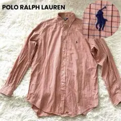 ポロラルフローレン メンズ ポニー刺繍ビックサイズ 長袖BDシャツ 15 1/2