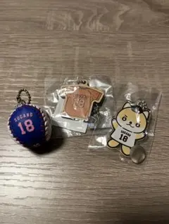 巨人 ジャイアンツ 菅野選手 キーホルダーセット 3点