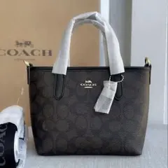 新品　正規品☆COACH コーチ　ショルダーバッグ ブラウン　レザー