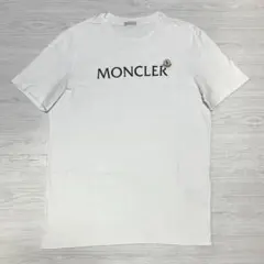 【完売モデル】モンクレール　Tシャツ　ホワイト　Lサイズ