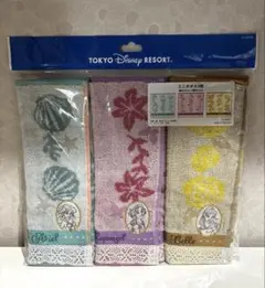 【東京ディズニーリゾート】プリンセス　ミニタオル3枚