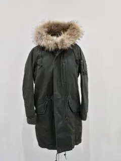 AMERICAN RAG CIEファー付き モッズコート カーキ
