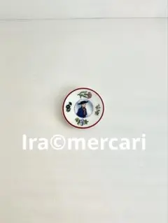 HANSI ハンシの絵のお皿　フェーブ　フェーヴ　ミニチュア陶器　アルザス