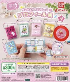 ガチャガチャ　サンリオ　プロフィール帳