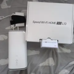 【ほぼ未使用】Speed Wi-Fi HOME 5G L13 ホームルーター本体