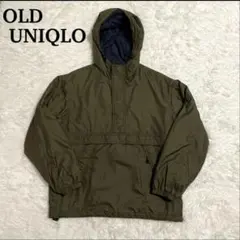 【希少】OLD UNIQLO アノラックパーカー 90s カーキー 中綿 ダウン