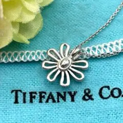 TIFFANY&Co.【鑑定済】【希少】デイジーフラワーネックレス925 付属品
