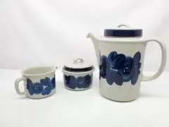 5.アラビア アネモネ コーヒーポット シュガーケース ミルクポット 北欧