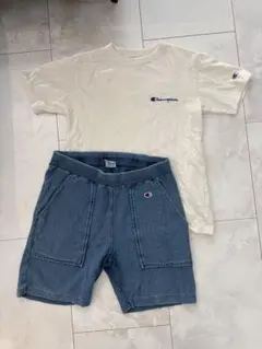 CHAMPION メンズ　セットアップ　トップスS パンツM