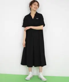 ＜ＦＩＬＡ/フィラ＞カノコAラインフレアポロスキッパーワンピース
