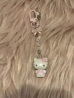 サンリオ ハローキティ シークレットキーホルダー ミニチュアキルト ピンク