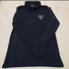 カッパ　kappa 長袖シャツ　ゴルフシャツ　M ストライプ