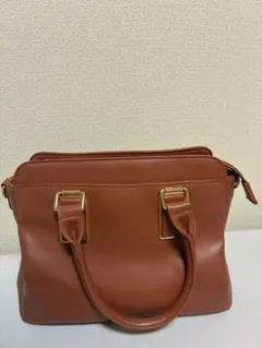 BEAMS オレンジブラウン ショルダーバッグ 2way ハンドバッグのサムネイル