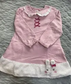クーラクール　裾うさぎワンピース　95cm