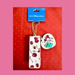 ディズニー　チェリー　さくらんぼ　リップケース　ミラー　ミニー