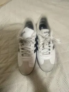 【美品】アディダス VL COURT 3.0 ホワイト×ブラック 27cm