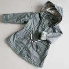 【H&M・可愛い❤️】女の子用モッズコート　ジャケット　アウター　92センチ