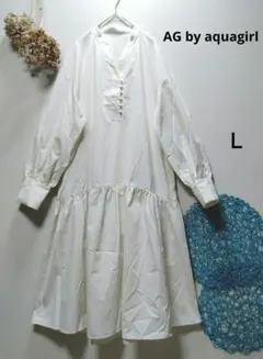 AGbyaquagirlエージーバイアクアガール　エアフローボリュームワンピース