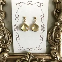 No.6119　ステンレス ピアス　ゴールド　ハンドメイド　イヤリング 変更無料