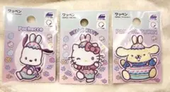 サンリオ　ワッペン　 ポチャッコ・ハローキティ・ポムポムプリン