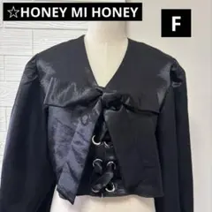 2026年最新】Honey mi Honey カラー：ブラック系 レディース 長袖 