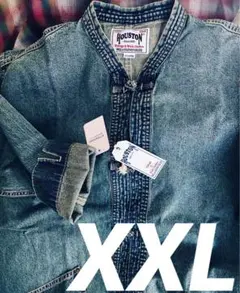 HOUSTON デニムチャイナジャケット XXL