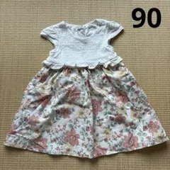 プティマイン キッズ　ベビー　ワンピース　90