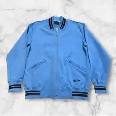 窓*ス様 asics トラックジャケット 水色 M 80-90s