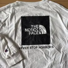 Champion ホワイト Tシャツ パロディTシャツ