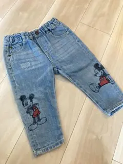 ZARA ミッキー ズボン　パンツ　86cm 90 ディズニー　ジーンズ